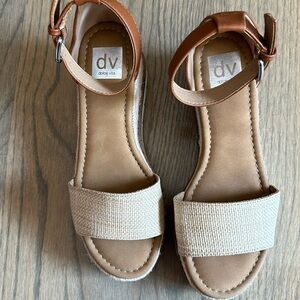 Dolce Vita Baker Espadrille Wedge Ankle Strap Size 8